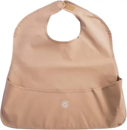 [7899947322886] Babador Impermeavel p/ Adultos M (52x42cm) 3524 Bege Ortho Pauher