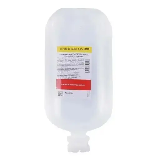 [7897947706484] Solução Fisiológica 250mL 0,9% EV Sistema Fechado Fresenius
