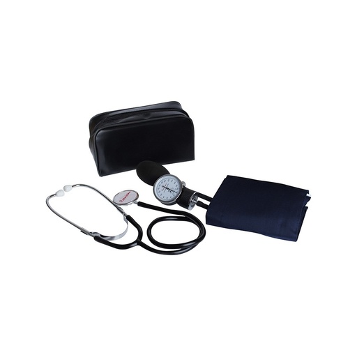 [7898301052728] Esfigmomanometro Aneroide (Vel-cro) Grafite s/ Esteto Premium